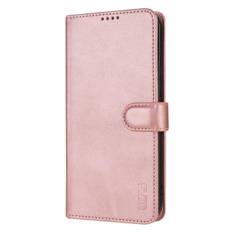 For vivo S20 Pro AZNS Skin Feel Calf Texture Flip Leather Phone Case(Rose Gold)