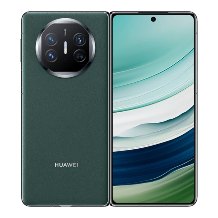 HUAWEI Mate X5, 12GB+512GB, 7.85 inch + 6.4 inch HarmonyOS 4.0.0 Kirin 9000S 7nm Octa-Core 2.16GHz, OTG, NFC, Not Support Google Play(Dark Green)