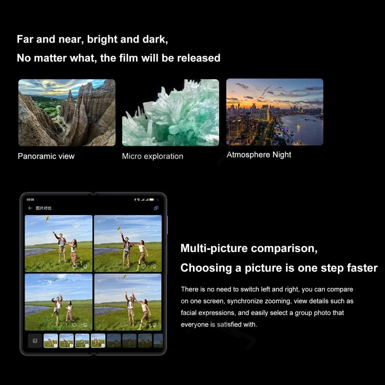 HUAWEI Mate X5, 16GB+1TB Collector Edition, 7.85 inch + 6.4 inch HarmonyOS 4.0.0 Kirin 9000S 7nm Octa-Core 2.16GHz, OTG, NFC, Not Support Google Play(White)