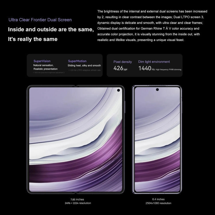 HUAWEI Mate X5, 16GB+512GB Collector Edition, 7.85 inch + 6.4 inch HarmonyOS 4.0.0 Kirin 9000S 7nm Octa-Core 2.16GHz, OTG, NFC, Not Support Google Play(Dark Green)