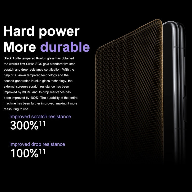 HUAWEI Mate X5, 16GB+512GB Collector Edition, 7.85 inch + 6.4 inch HarmonyOS 4.0.0 Kirin 9000S 7nm Octa-Core 2.16GHz, OTG, NFC, Not Support Google Play(Black)