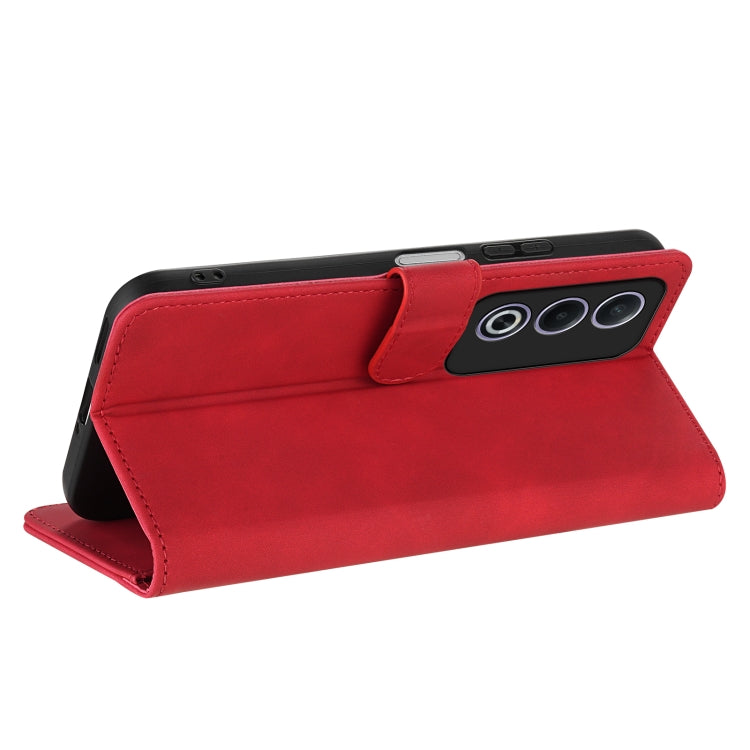 For OPPO A3x 5G / A3 Energy 5G AZNS Skin Feel Calf Texture Flip Leather Phone Case(Red)