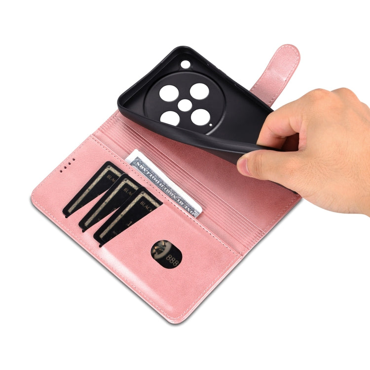 For OPPO Find X8 Pro AZNS Skin Feel Calf Texture Flip Leather Phone Case(Rose Gold)