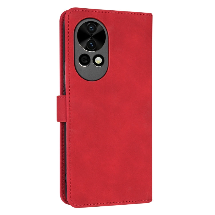 For Huawei nova 12 / nova 13 AZNS Skin Feel Calf Texture Flip Leather Phone Case(Red)