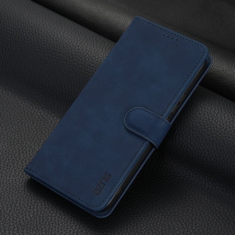For Huawei nova 12 / nova 13 AZNS Skin Feel Calf Texture Flip Leather Phone Case(Blue)