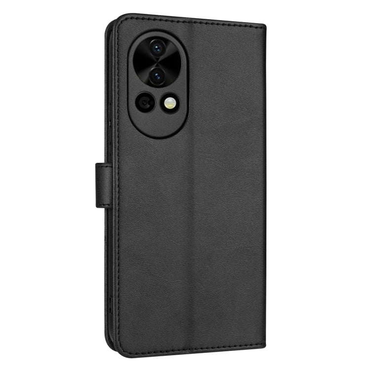 For Huawei nova 12 / nova 13 AZNS Skin Feel Calf Texture Flip Leather Phone Case(Black)