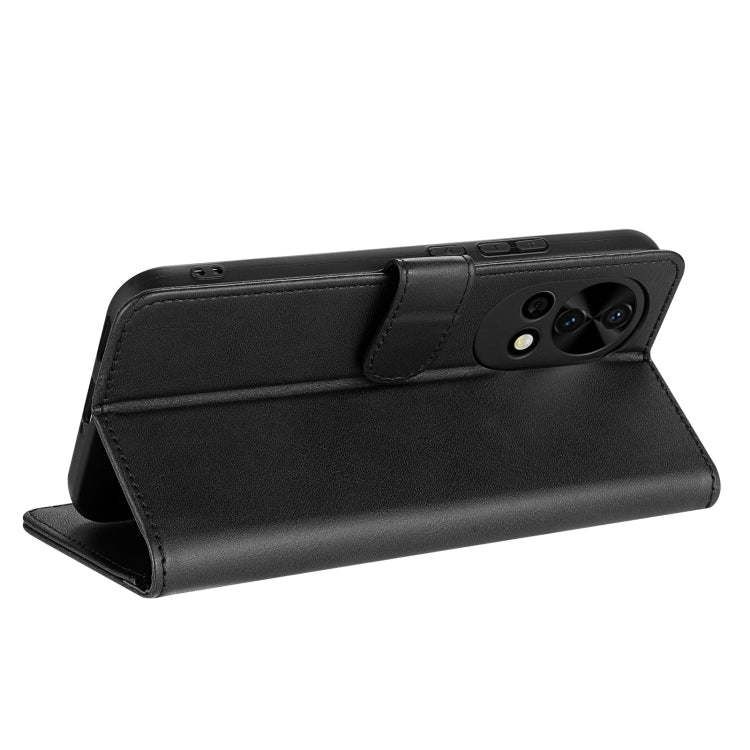 For Huawei nova 12 / nova 13 AZNS Skin Feel Calf Texture Flip Leather Phone Case(Black)
