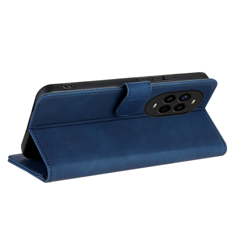 For Huawei nova 13 Pro AZNS Skin Feel Calf Texture Flip Leather Phone Case(Blue)