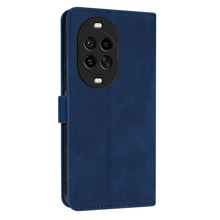 For Huawei nova 14 Ultra 5G AZNS Skin Feel Calf Texture Flip Leather Phone Case(Blue)