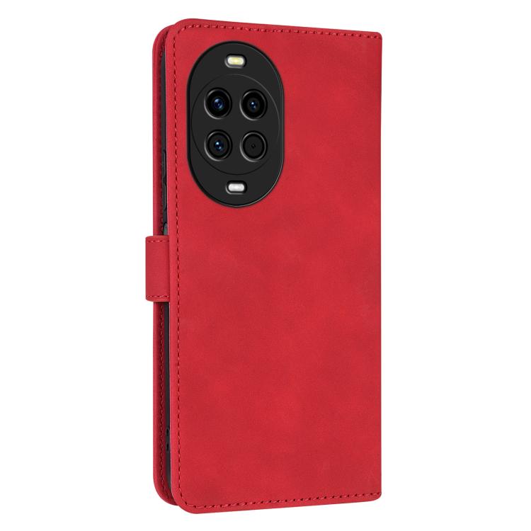 For Huawei nova 14 5G AZNS Skin Feel Calf Texture Flip Leather Phone Case(Red)