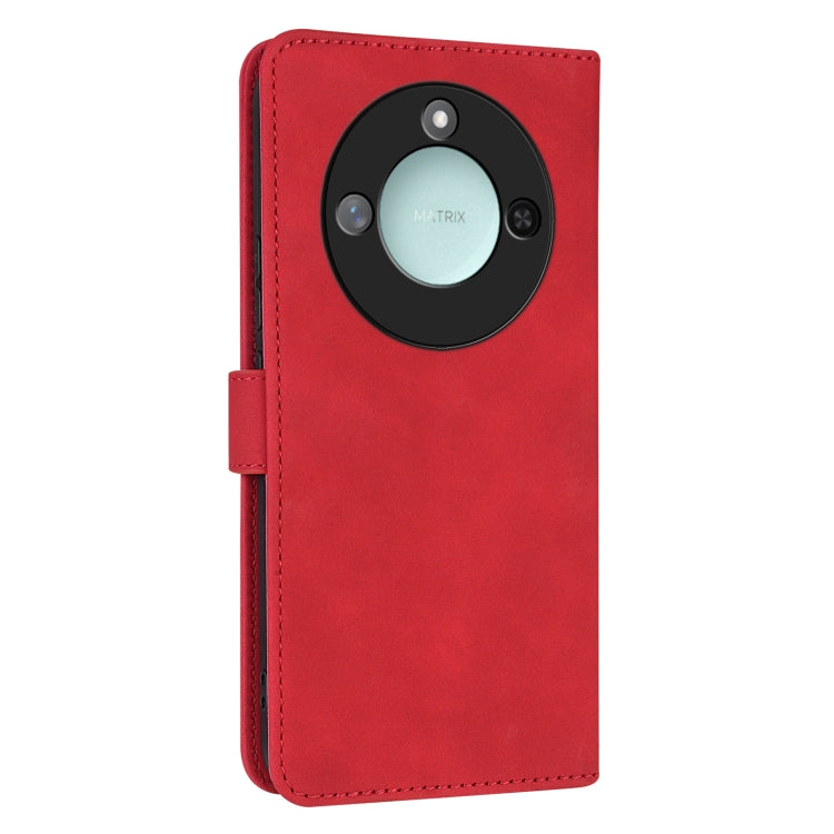 For Honor X60 AZNS Skin Feel Calf Texture Flip Leather Phone Case(Red)