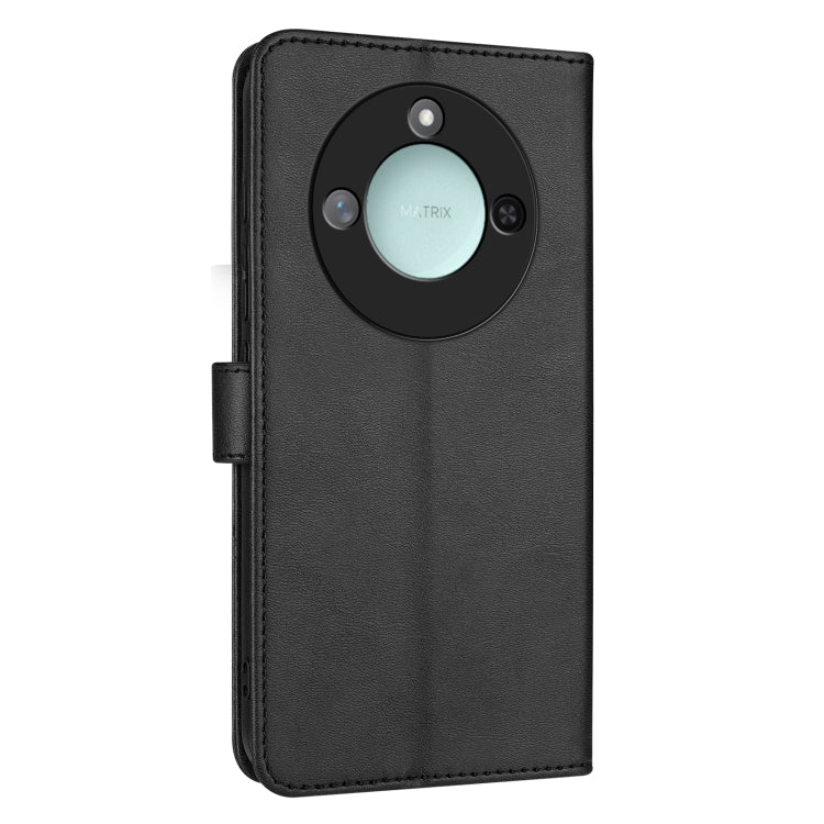For Honor X60 AZNS Skin Feel Calf Texture Flip Leather Phone Case(Black)