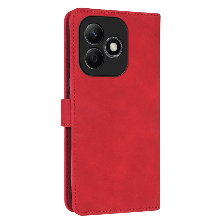 For Honor X60i AZNS Skin Feel Calf Texture Flip Leather Phone Case(Red)