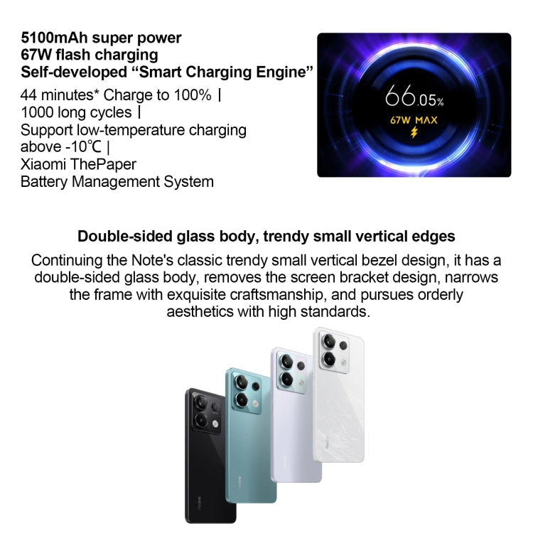 Xiaomi Redmi Note 13 Pro 5G, 8GB+128GB,  6.67 inch MIUI 14 Snapdragon 7s Gen 2 Octa Core 4nm up to 2.4GHz, NFC, Network: 5G(Black)