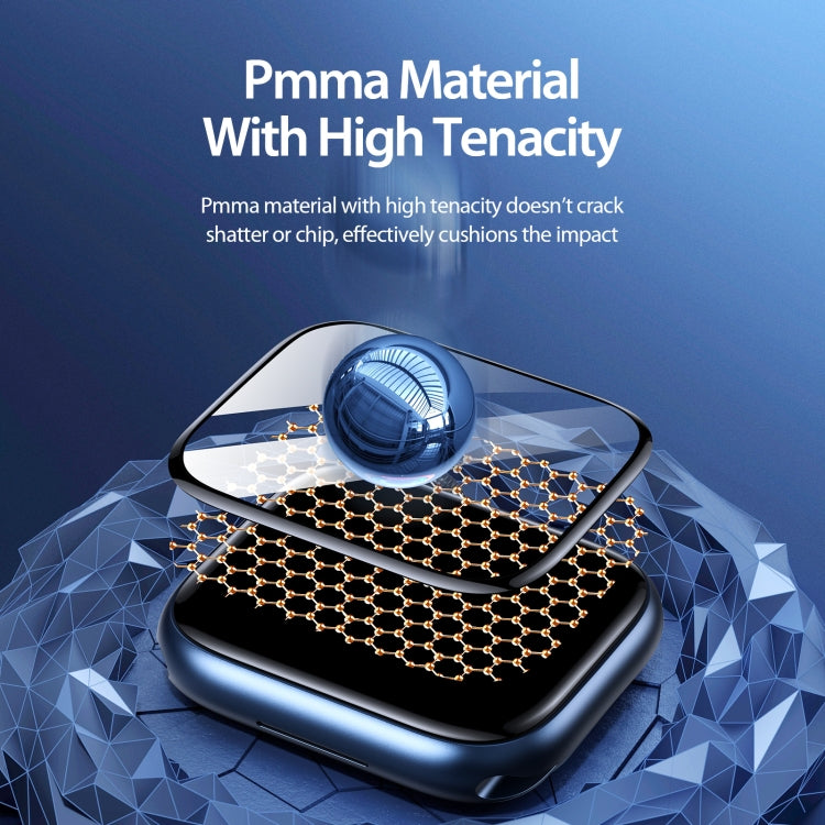 For Apple Watch Series 11 / 10 42mm DUX DUCIS Pmma Series 3D Surface Composite Soft Watch Film