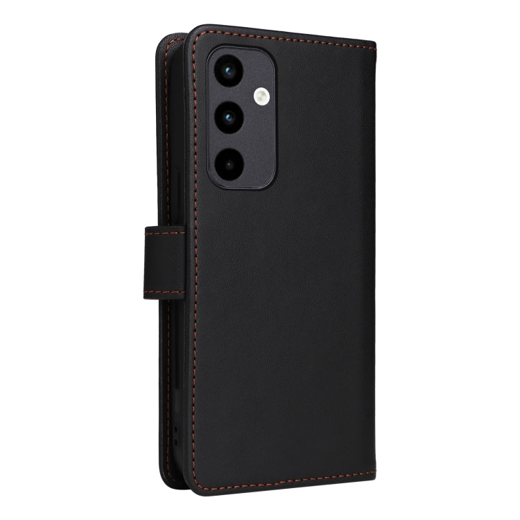 For Samsung Galaxy A35 5G BETOPNICE BN-005 2 in 1 Detachable Imitate Genuine Leather Phone Case(Black)