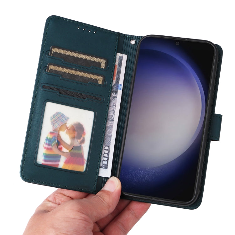 For Samsung Galaxy S24 5G BETOPNICE BN-005 2 in 1 Detachable Imitate Genuine Leather Phone Case(Blue)