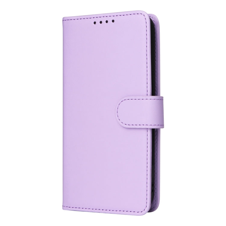 For Samsung Galaxy A24 4G BETOPNICE BN-005 2 in 1 Detachable Imitate Genuine Leather Phone Case(Light Purple)