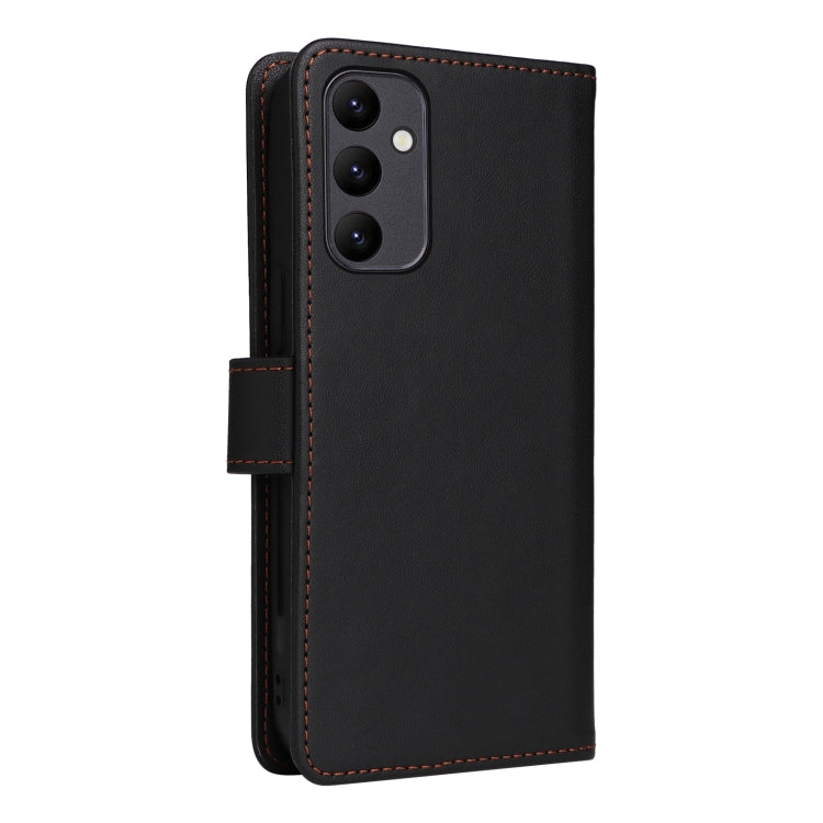 For Samsung Galaxy A24 4G BETOPNICE BN-005 2 in 1 Detachable Imitate Genuine Leather Phone Case(Black)