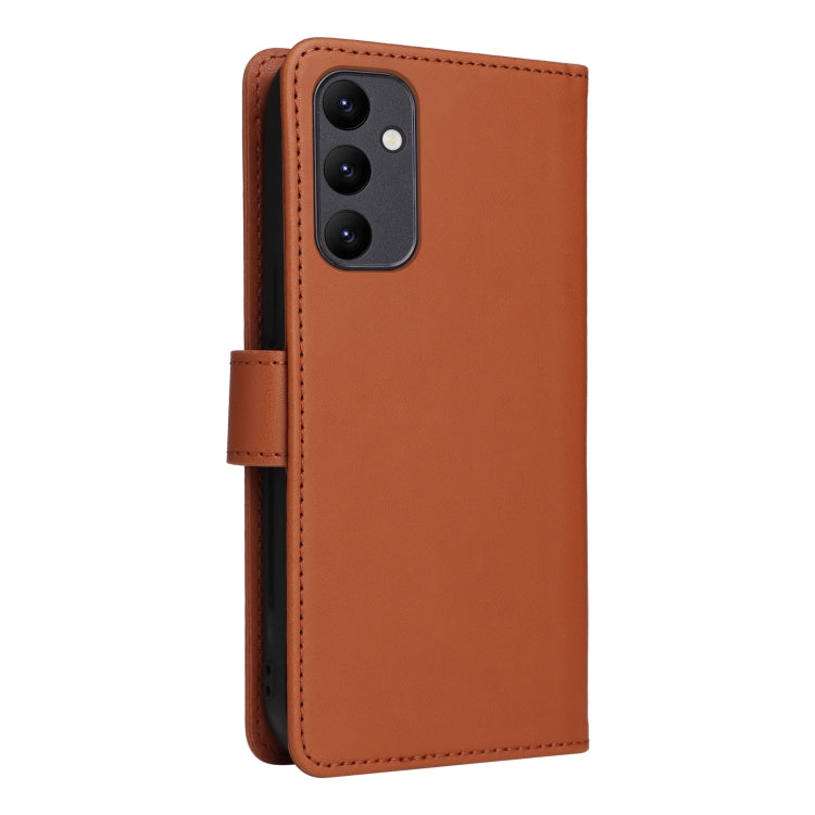 For Samsung Galaxy A24 4G BETOPNICE BN-005 2 in 1 Detachable Imitate Genuine Leather Phone Case(Brown)