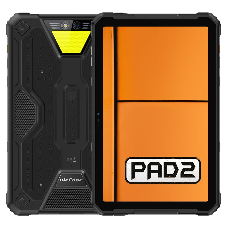 [HK Warehouse] Ulefone Armor Pad 2 Rugged Tablet PC, 16GB+256GB 11 inch Android 13 MediaTek Helio G99 Octa Core 4G Network EU Plug(Black)