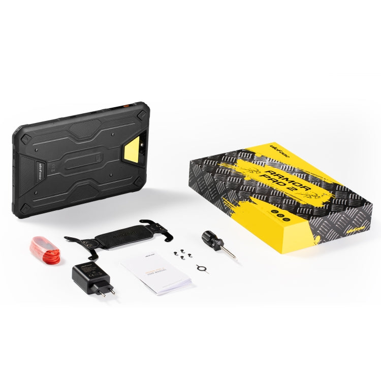 [HK Warehouse] Ulefone Armor Pad 2 Rugged Tablet PC, 16GB+256GB 11 inch Android 13 MediaTek Helio G99 Octa Core 4G Network EU Plug(Yellow)