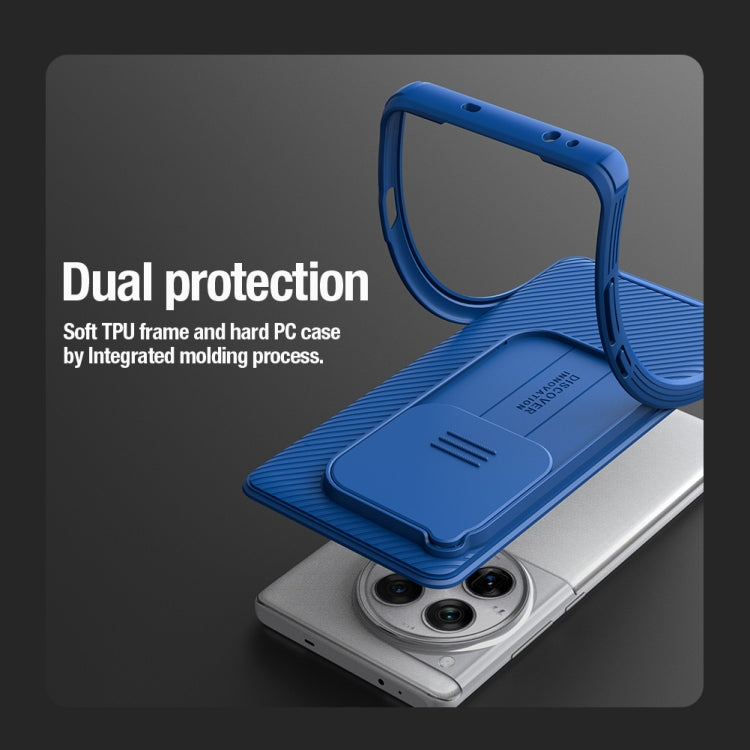 For OnePlus 12 NILLKIN CamShield Pro PC Phone Case(Green)