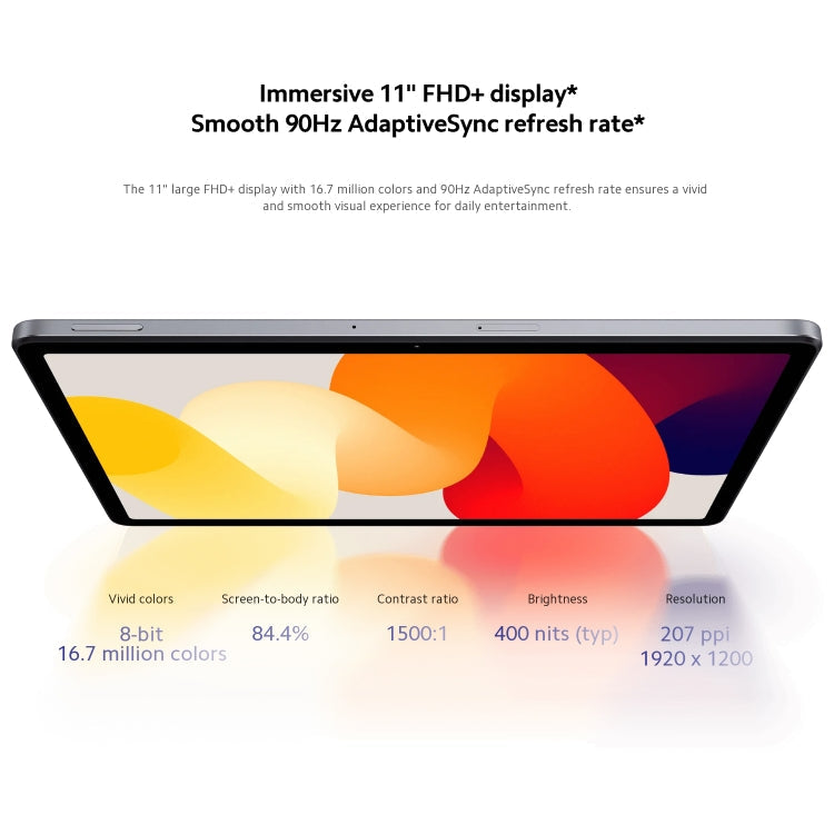 Xiaomi Redmi Pad SE 11 inch, 6GB+128GB, MIUI Pad 14 OS Qualcomm Snapdragon 680 Octa Core, Not Support Google Play(Green)