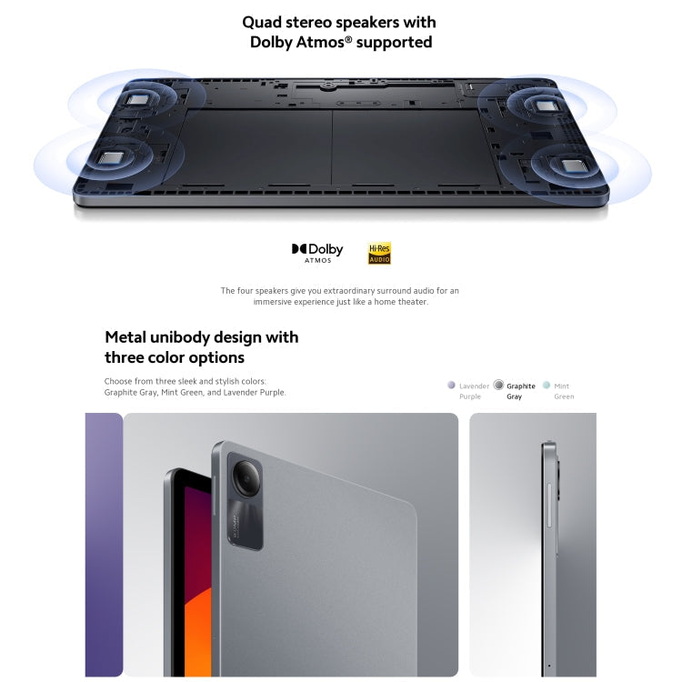 Xiaomi Redmi Pad SE 11 inch, 8GB+256GB, MIUI Pad 14 OS Qualcomm Snapdragon 680 Octa Core, Not Support Google Play(Green)
