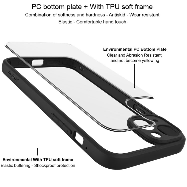 For iPhone 16e / 17e imak UX-9A Series Four-corner Airbag Shockproof Phone Case