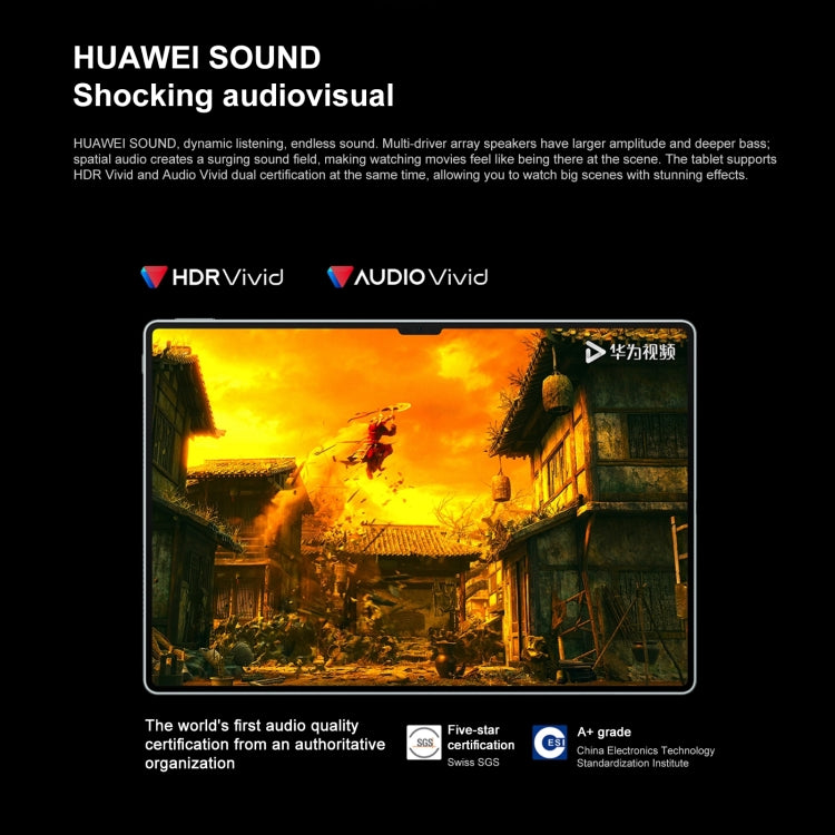 HUAWEI MatePad Pro 13.2 inch WiFi, 12GB+512GB, HarmonyOS 4 Hisilicon Kirin 9000S 12-core, Not Support Google Play(Black)