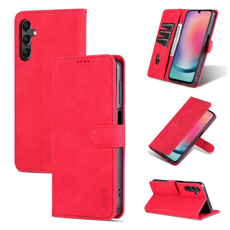AZNS Skin Feel Calf Texture Flip Leather Phone Case, For Samsung Galaxy A24 4G / A25, For Samsung Galaxy S24 Ultra 5G, For Samsung Galaxy A55 5G, For Samsung Galaxy A35 5G