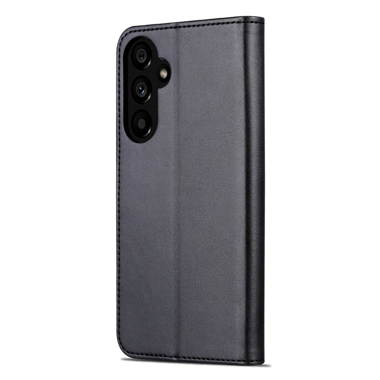 For Samsung Galaxy A35 5G AZNS Skin Feel Calf Texture Flip Leather Phone Case(Black)
