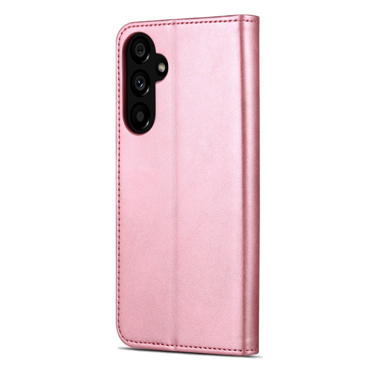 For Samsung Galaxy A55 5G AZNS Skin Feel Calf Texture Flip Leather Phone Case(Rose Gold)