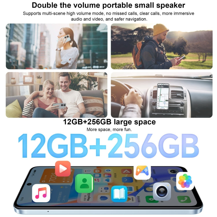 Honor Play 50 Plus, 12GB+256GB, 6.8 inch MagicOS 7.2 Dimensity 6020 Octa Core up to 2.2GHz, Network: 5G, OTG, Not Support Google Play(Green)