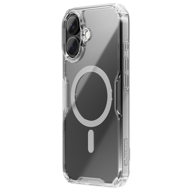 For iPhone 16 Pro Max NILLKIN Ultra Clear Magsafe PC + TPU Phone Case(Transparent)