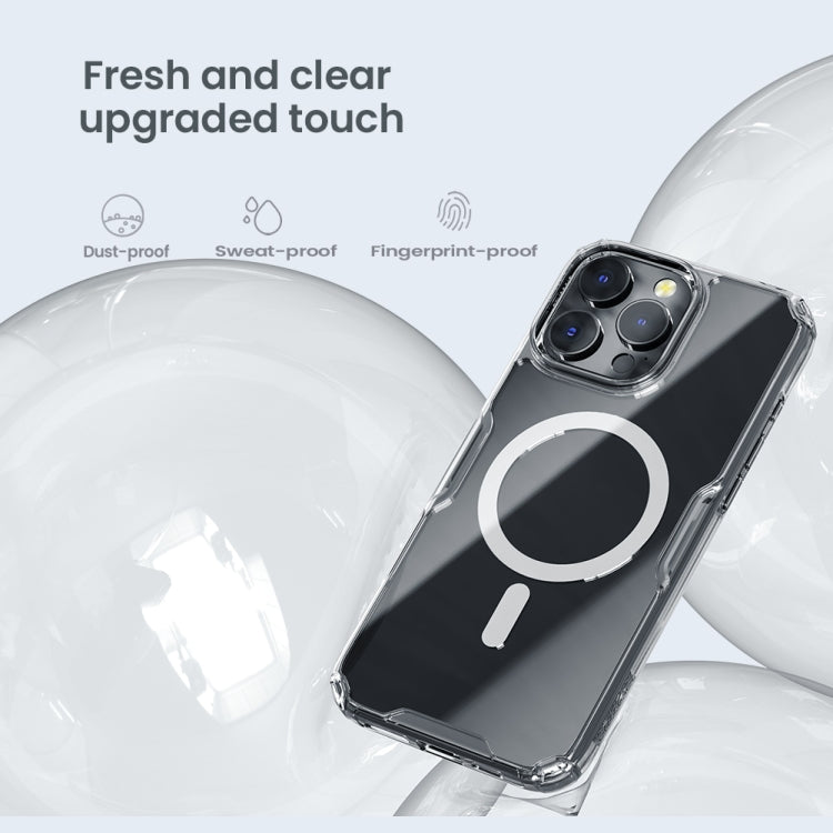 For iPhone 16 Pro NILLKIN Ultra Clear Magsafe PC + TPU Phone Case(Transparent)