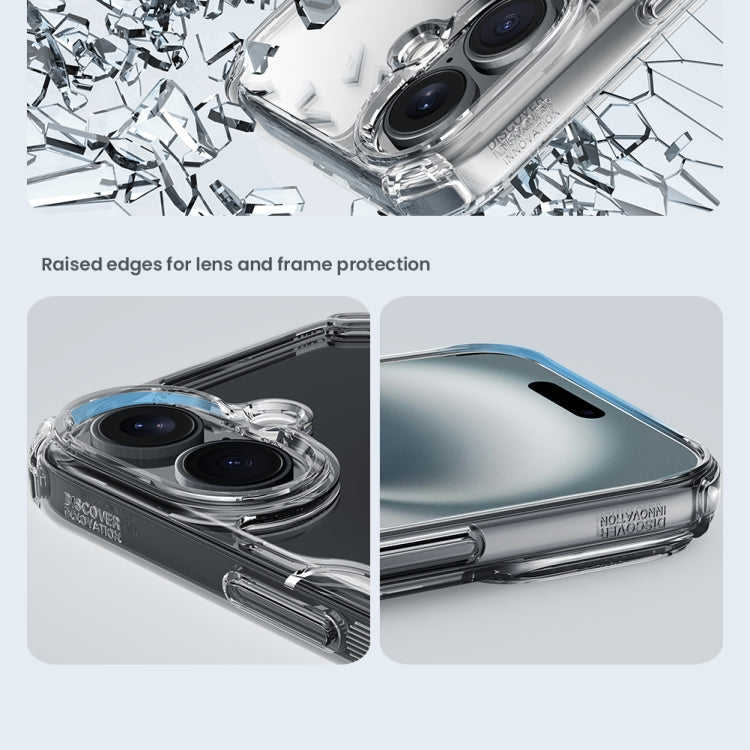 For iPhone 16 Plus NILLKIN Ultra Clear Magsafe PC + TPU Phone Case(Blue)