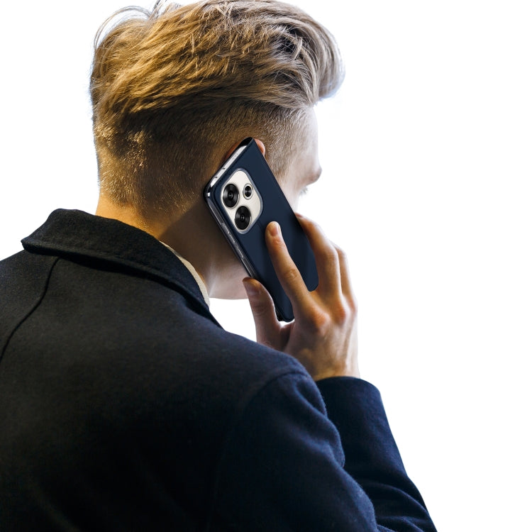For Xiaomi Poco F6 5G / Redmi Turbo 3 DUX DUCIS Skin Pro Series Flip Leather Phone Case(Blue)