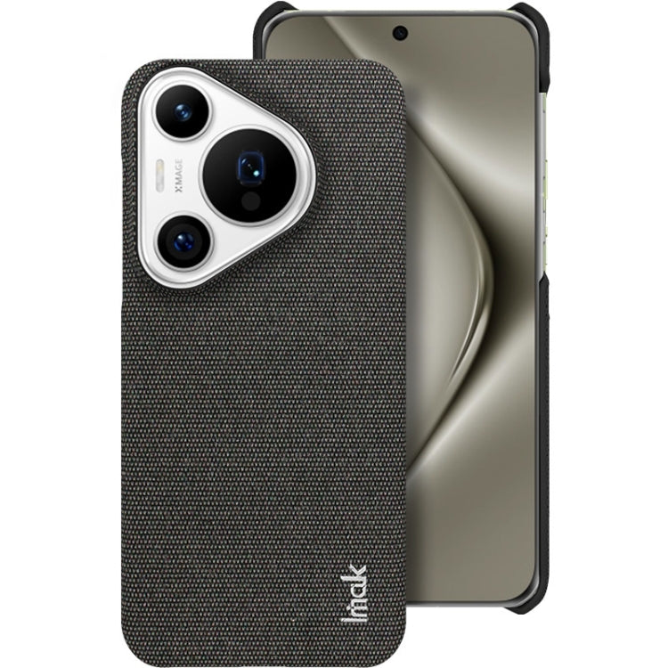 For Huawei Pura 70 Pro / 70 Pro+ imak Ruiyi Series Cloth Texture PU + PC Phone Case(Black)