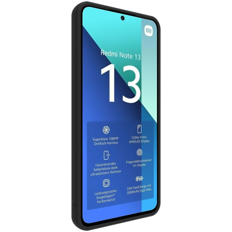 For Xiaomi Redmi Note 13 4G Global imak UX-9A Series Four-corner Airbag Shockproof Phone Case