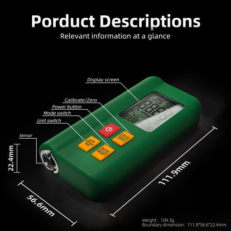 BSIDE T2 High Precision Coating Thickness Gauge