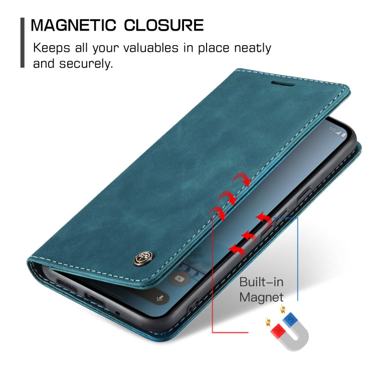 For Google Pixel 10 Pro XL / 9 Pro XL CaseMe 013 Multifunctional Horizontal Flip Leather Phone Case(Blue)