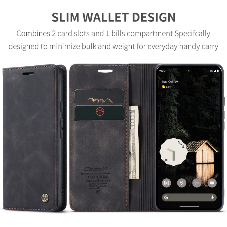 For Google Pixel 10 Pro XL / 9 Pro XL CaseMe 013 Multifunctional Horizontal Flip Leather Phone Case(Black)