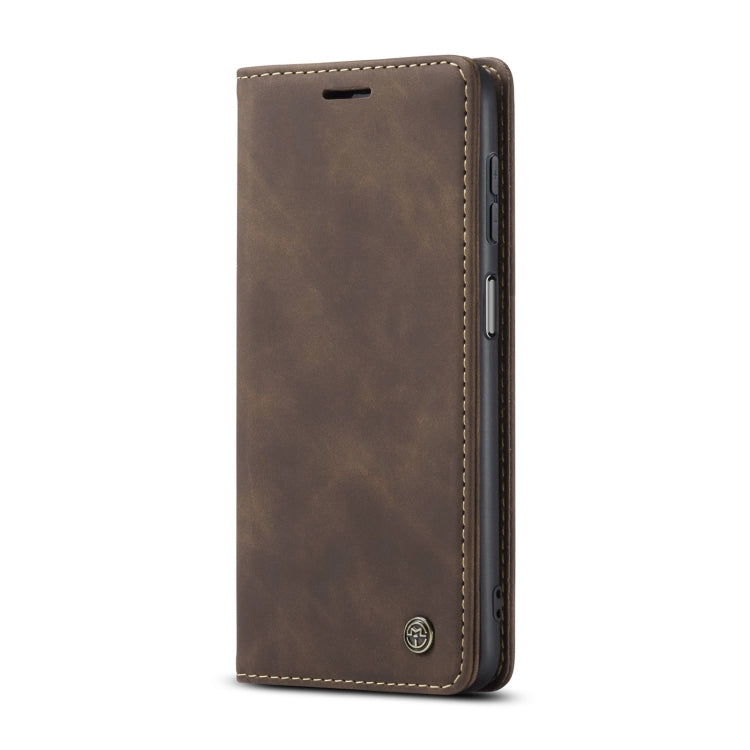For Samsung Galaxy A15 5G CaseMe 013 Multifunctional Horizontal Flip Leather Phone Case(Coffee)