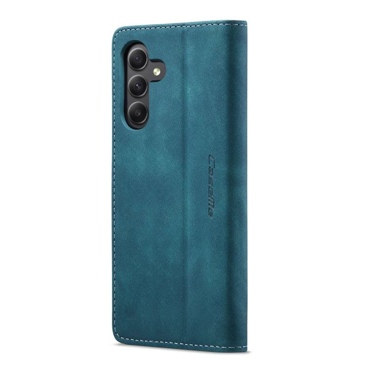 For Samsung Galaxy A15 5G CaseMe 013 Multifunctional Horizontal Flip Leather Phone Case(Blue)