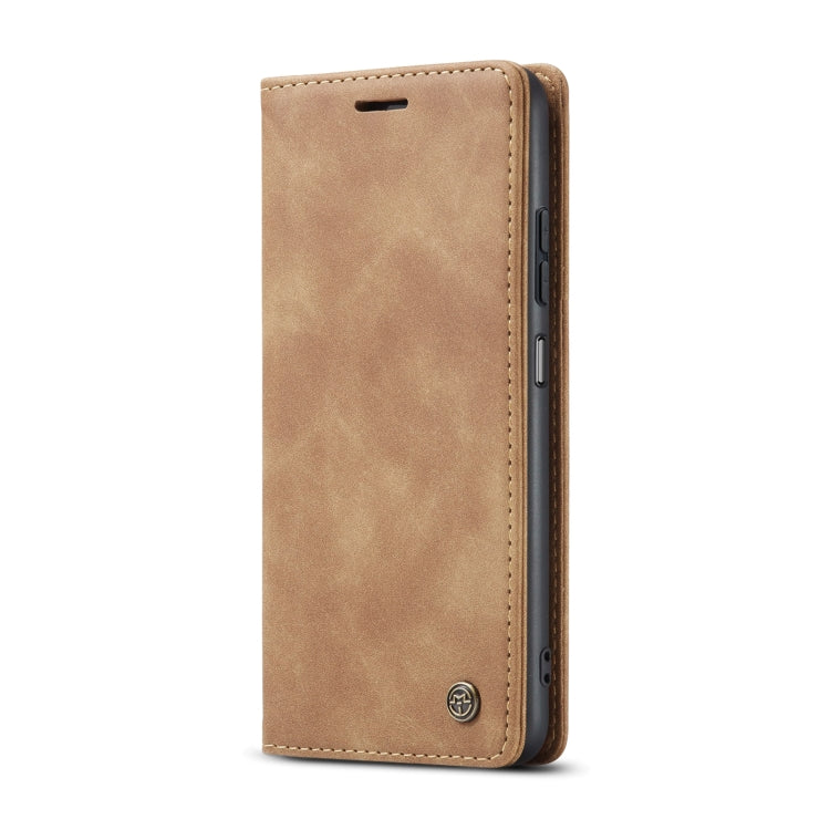 For Samsung Galaxy A05s CaseMe 013 Multifunctional Horizontal Flip Leather Phone Case(Brown)
