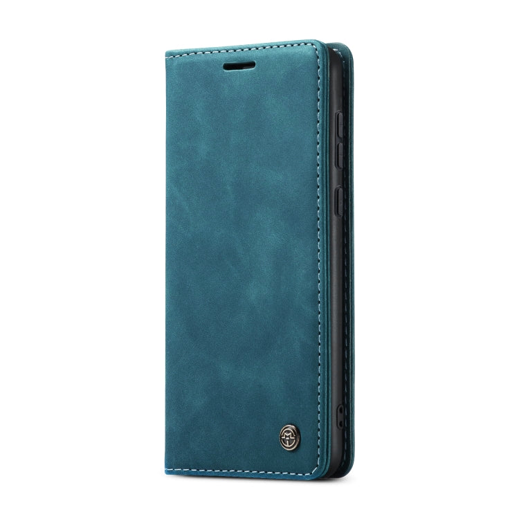 For Samsung Galaxy A35 5G CaseMe 013 Multifunctional Horizontal Flip Leather Phone Case(Blue)