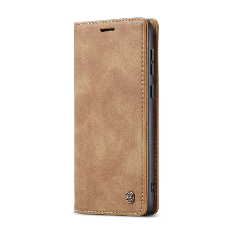 For Samsung Galaxy A55 5G CaseMe 013 Multifunctional Horizontal Flip Leather Phone Case(Brown)