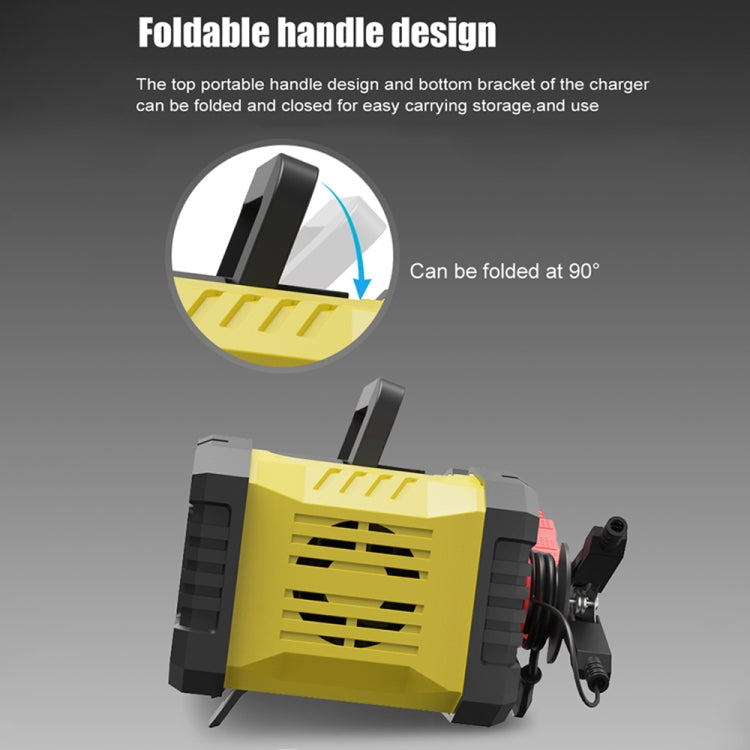FOXSUR 12V / 24V 10A Portable Motorcycle Car Smart Battery Charger(UK Plug)